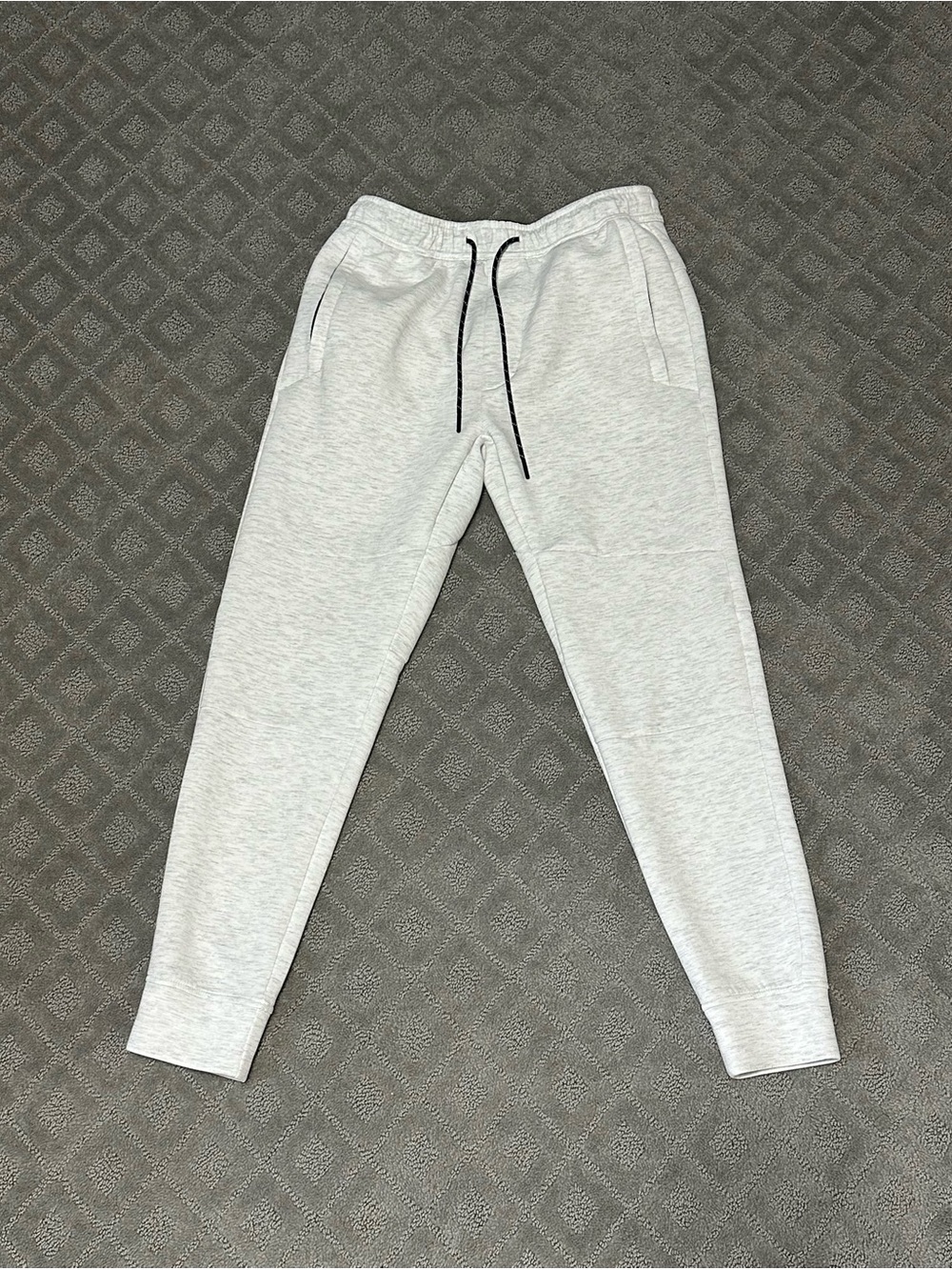 American Eagle Outfitters Light Gray Men's Jogger Pants